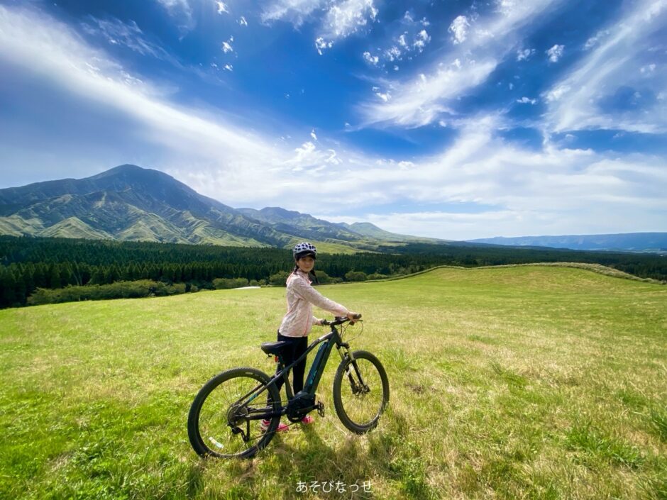 草原ライド】e-bike(電動自転車)は女子旅や初心者でも楽しめる 