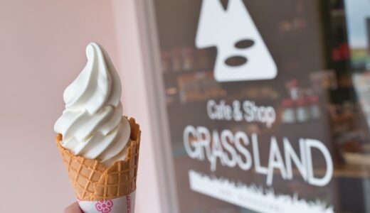 【cafe & shop GRASS LAND】草千里で美味しいソフトクリームならココ！お土産や軽食もあり。｜阿蘇市