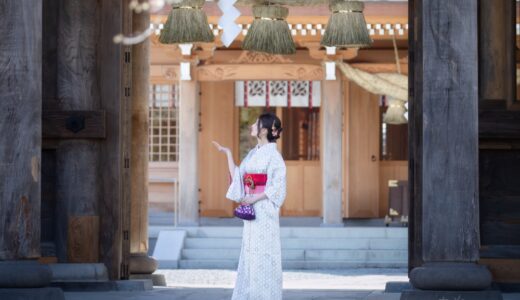【宮の馬場 和奏苑】阿蘇神社そばにレンタル着物店！はんなりと門前町を和服で散策！